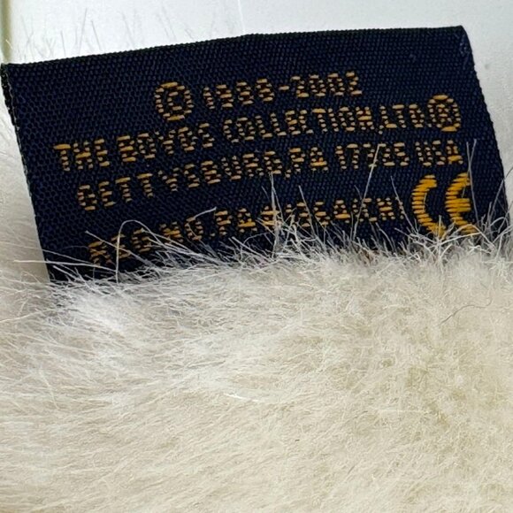 Boyds Bears Oliver Vtg Plush Teddy 7" Bear 3 Hearts Hugs Be Mine Embroidery - Picture 6 of 11